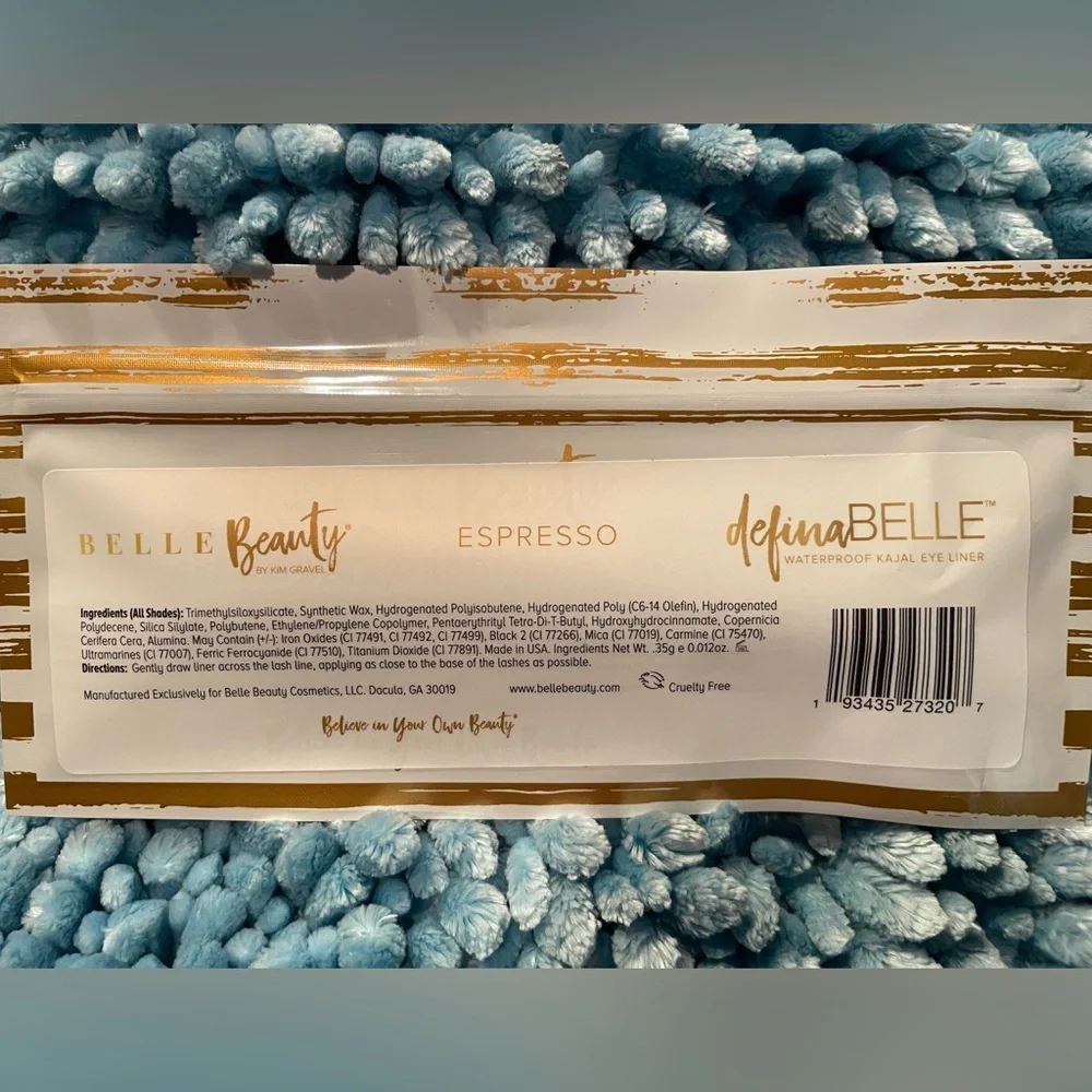 Belle Beauty Espresso DefinaBelle waterproof Kajal eyeliner by Kim Gravel